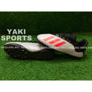[tặng tất đá dài] giày đá bóng X18 Xám -khâu kín đế- đế cao su siêu bền