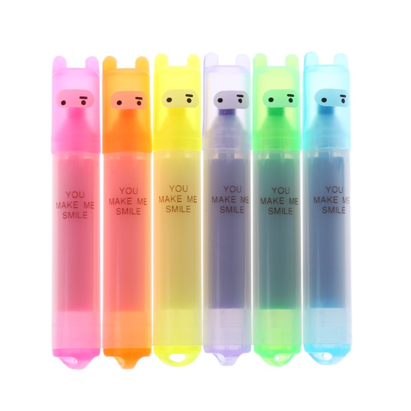 Set 6 bút highlight màu sắc dễ thương