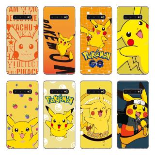 Ốp điện thoại TPU mềm in hình Pikachu cho Samsung Galaxy S10 Plus / S9 / S8 Plus
