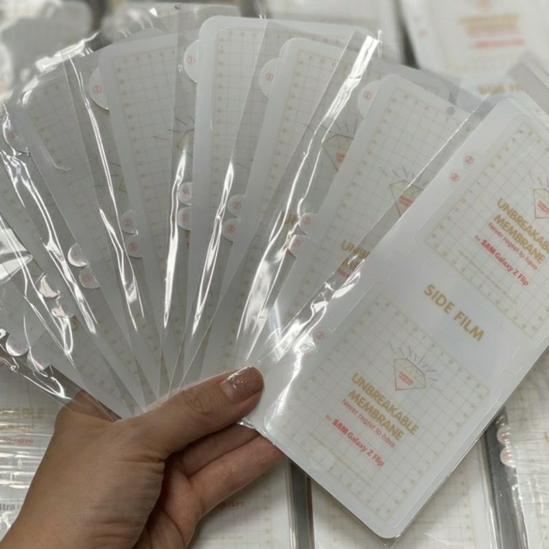 Dán dẻo PPF cho Samsung Galaxy Z Flip,z Flip 3,Z Flip 4,Z flip 5 mặt trước và mặt sau.