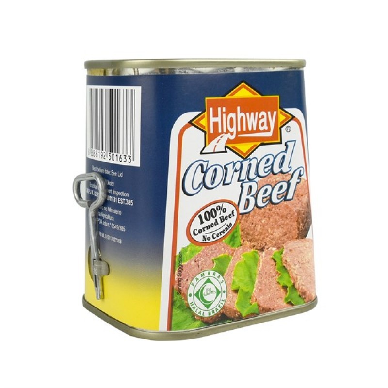 (DATE 12 THÁNG) THỊT BÒ HỘP HIGHWAY CORNED BEEF 340GR CHIÍNH HÃNG - 6759