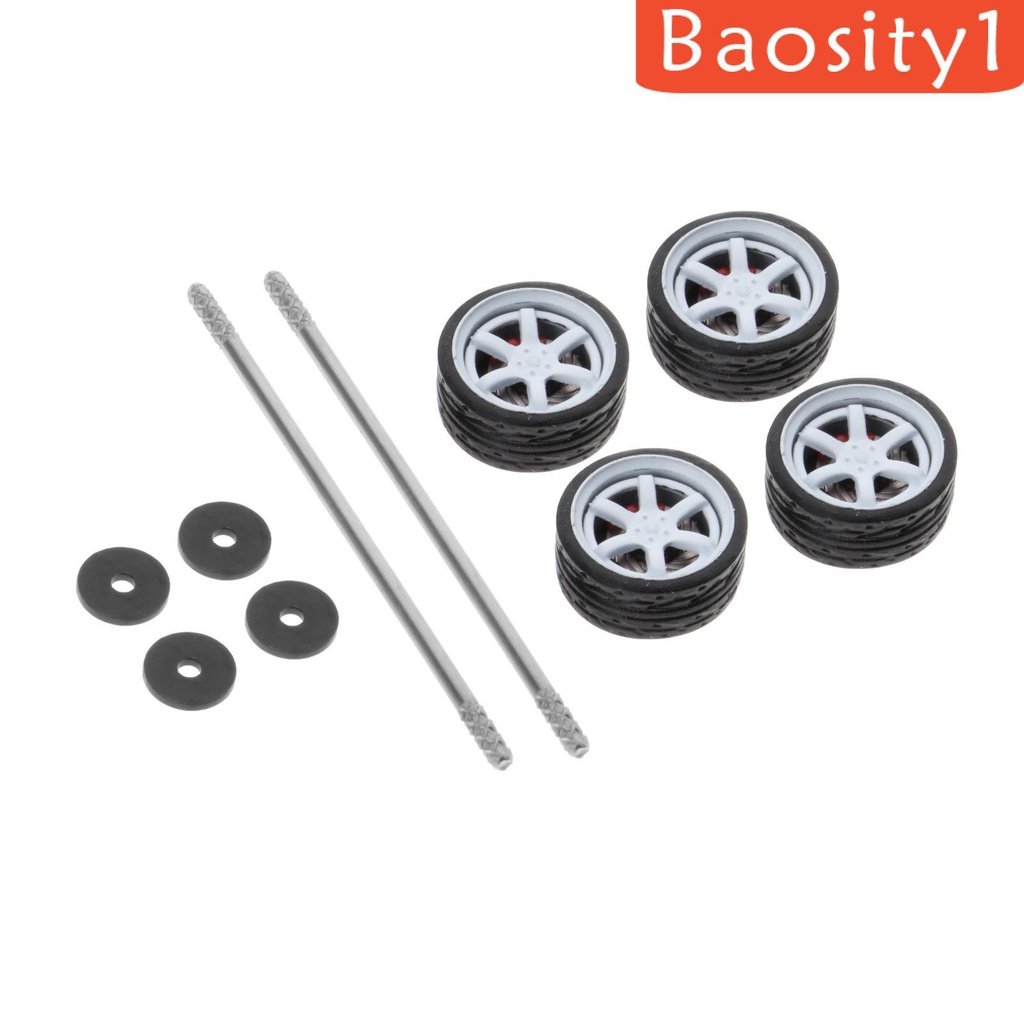 Bộ bánh xe đồ chơi tỉ lệ 1: 64