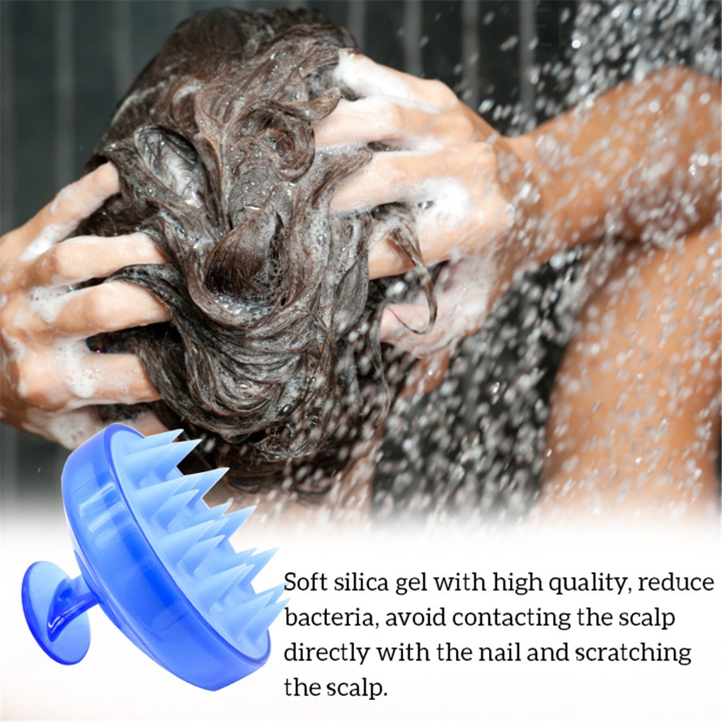 Lược Silicone Mềm Mát Xa Chăm Sóc Sức Khỏe Tiện Dụng Cho Người Lớn