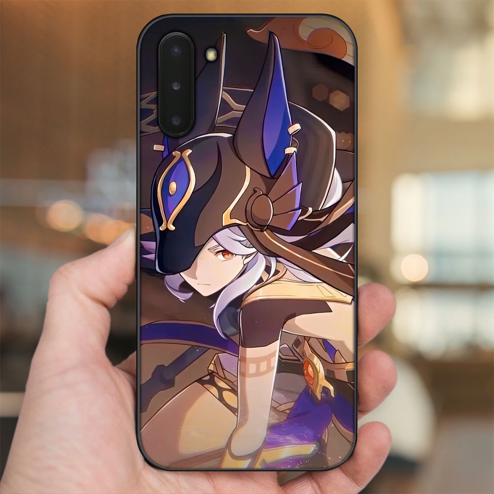 Ốp lưng Samsung Note 10 viền đen in hình Cyno Genshin Impact