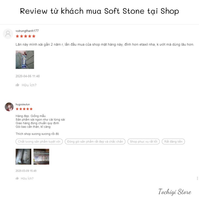 Lăn Nách Khoáng Đá Soft Stone Nhật Bản