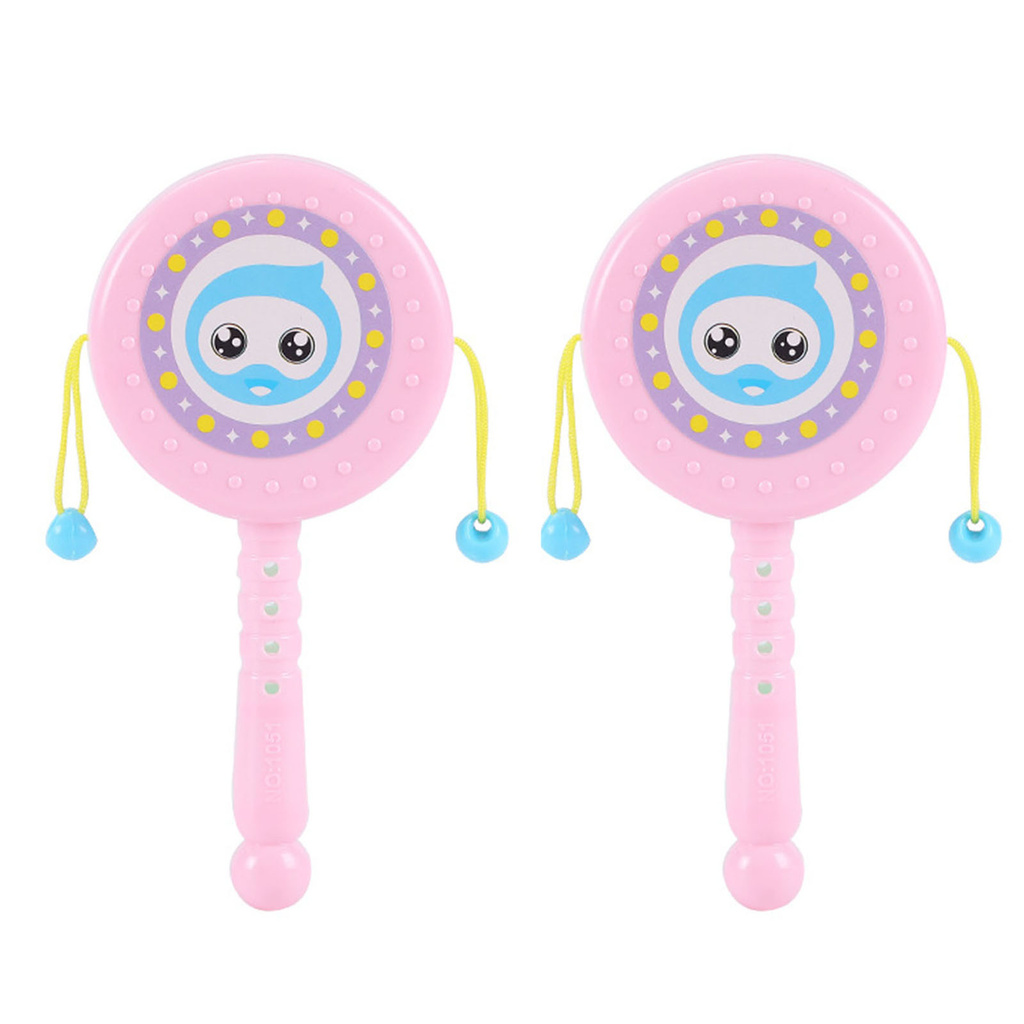 Set 2 đồ chơi trống nhựa dễ thương dành cho bé