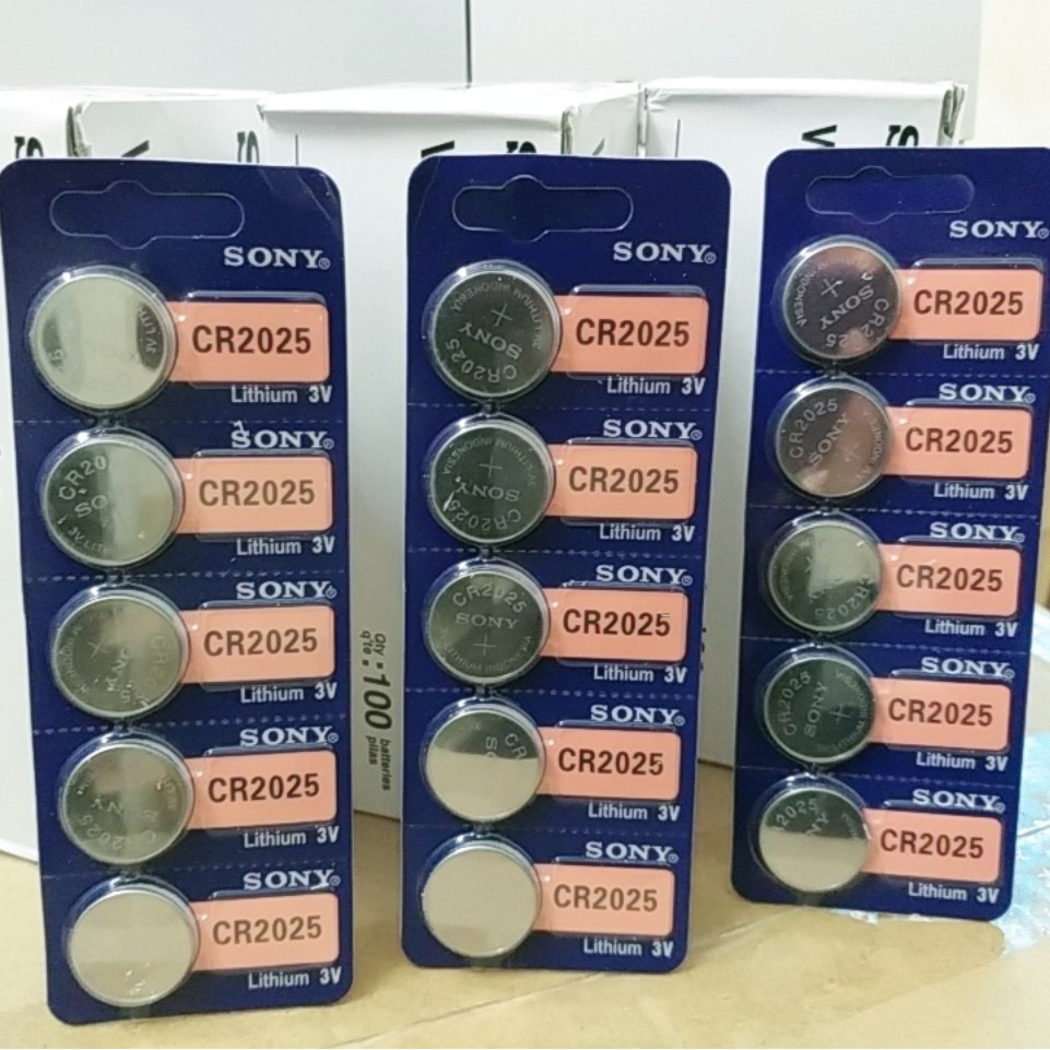 [5 VIÊN PIN SONY] PIN CR2032, CR2025, CR2016 SONY LITHIUM 3V PIN NÚT ÁO SONY