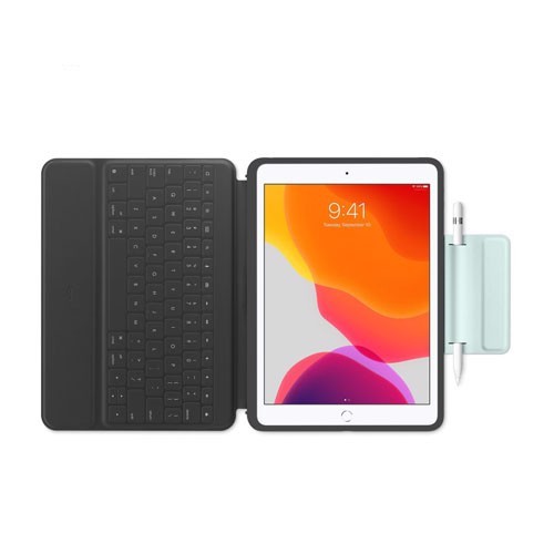 [Mã SKAMPUSHA7 giảm 8% đơn 250k]Bàn phím Bluetooth Logitech Rugged Folio for iPad Gen 7 - Hàng chính hãng