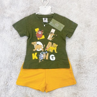 Bộ lion king hàng hm xuất dư, set bộ bé trai, quần áo xuất dư cho bé, quần áo trẻ em - mecokid