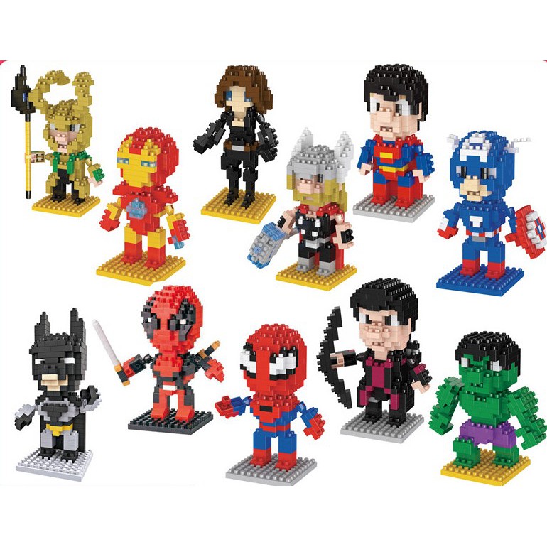 Lego Marvel Mini Tuyển Tập Mô Hình Siêu Nhân AVENGERS