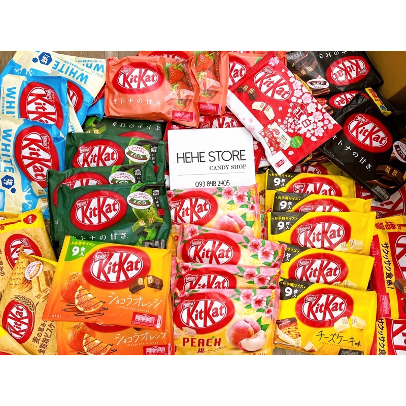 Kitkat mix vị Nhật Bản 8 10 thanh mini mix vị  Kèm tag lời nhắn ( inbox shop )