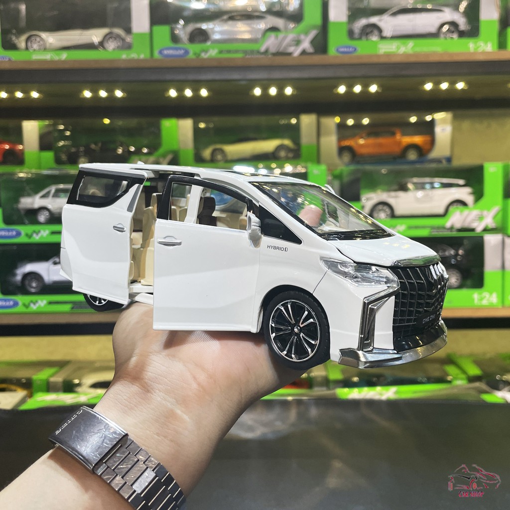 Mô hình xe sắt Toyota Alphard tỉ lệ 1:24 hãng Chezhi