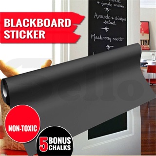 Decal bảng phấn dán tường đen size lớn