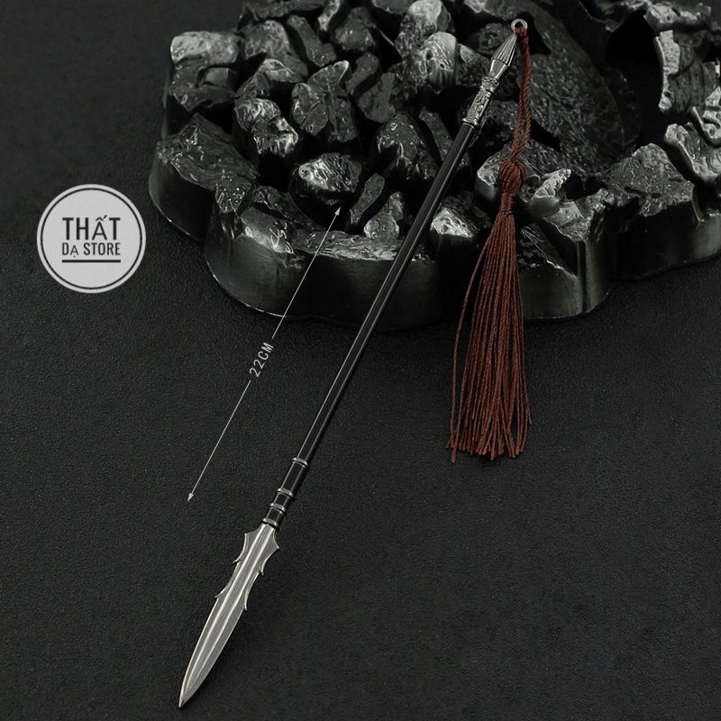 Móc Khóa Mô Hình Lê Hoa Thương của Lâm Xung phim Thủy Hử 22cm.