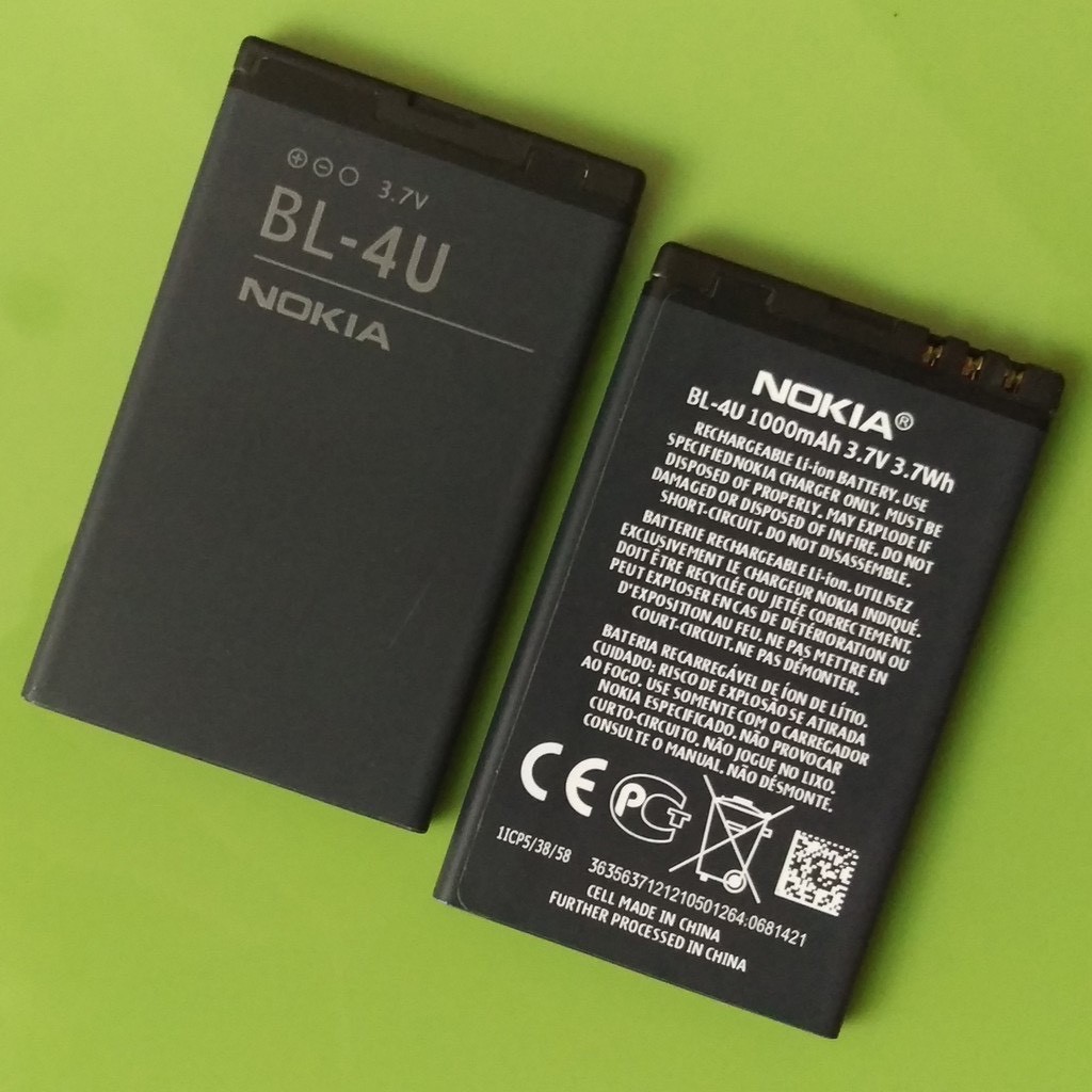 Pin nokia BL-4U cho nokia 301, 305, 309, 501, 515, E66, 6600S, 5730, 6212 du nhập