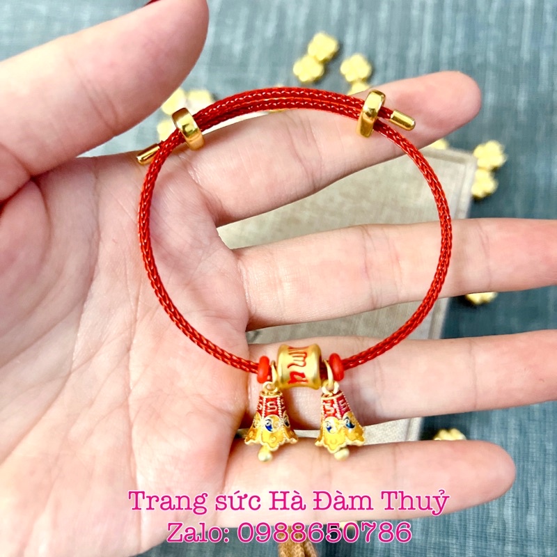 Charm 12 con giáp Phát Tài Phát Lộc, Vòng Dây Cáp Bền Đẹp 🥰🥰🥰
