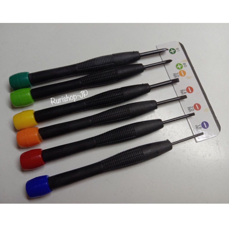 Bộ 6 tua vít/tô vít Nhật Bản (tuốc nơ vít các cỡ)