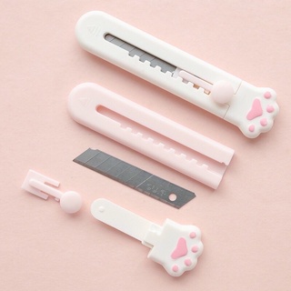 Dao rọc giấy mini chân mèo dễ thương cute