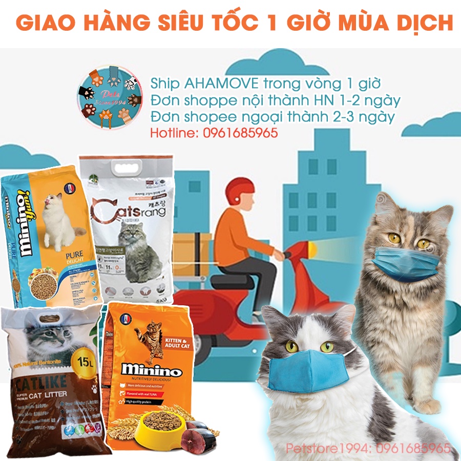【Giao Hàng Siêu Tốc Mùa Dịch】CATLIKE 8L Cát vệ sinh cho mèo siêu vón và khử mùi hương cà phê