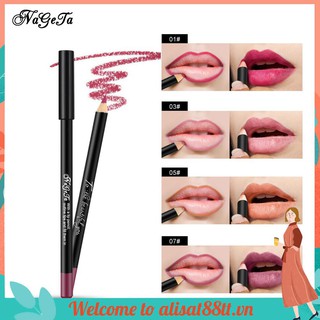 Chì kẻ viền môi 12 màu tùy chọn lâu trôi chống thấm nước cao cấp