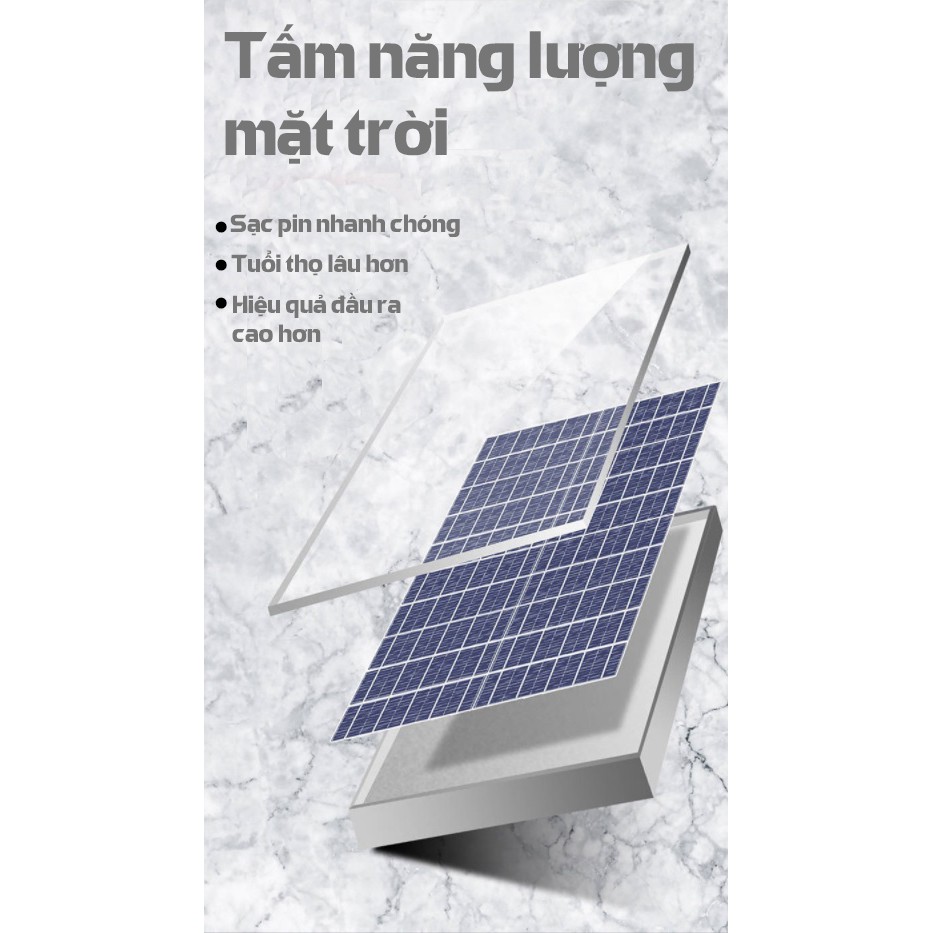 Đèn năng lượng mặt trời Max Tech 60W Solar Light - có điều khiển từ xa - sử dụng thoải mái không cần sử dụng điện - D108