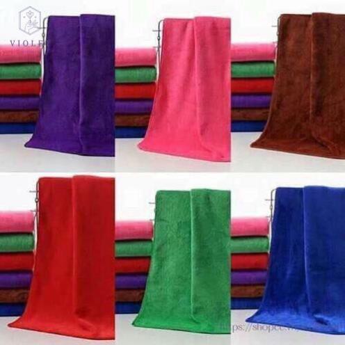 Khăn lau đa năng siêu thấm hút Microfiber- loại dầy khăn lau xe ô tô siêu thấm, siêu bền không phai mầu, không sổ lông