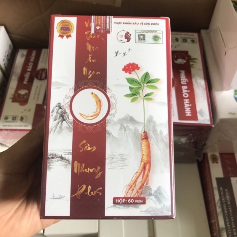 SÂM NHUNG PLUS ĂN NGON NGỦ NGON 60 VIÊN.