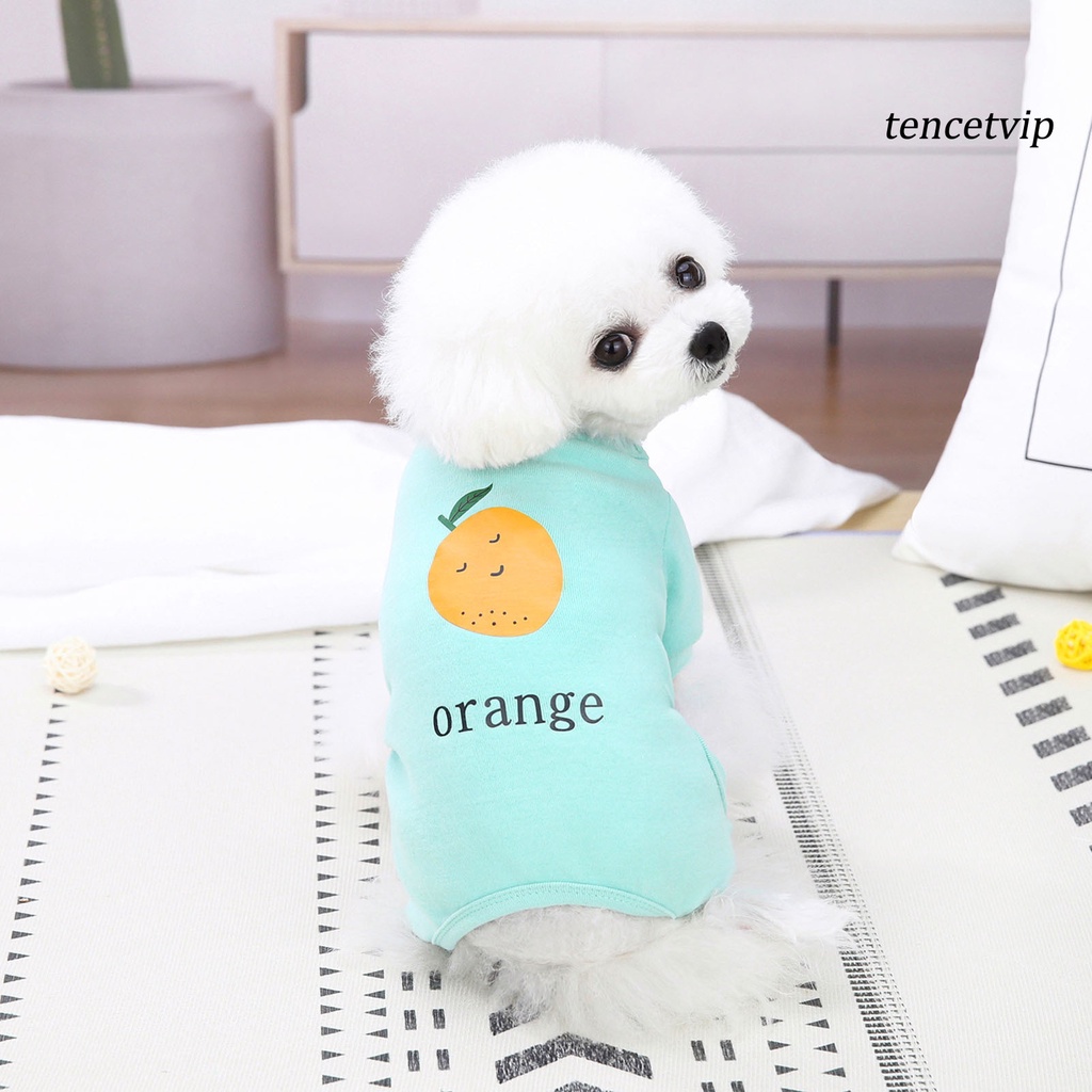 Áo Thun Bốn Chân Bằng Cotton Thoải Mái Cho Cún Cưng