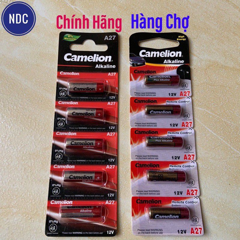 1 Viên Pin Camelion Alkaline A27 12V Chính Hãng
