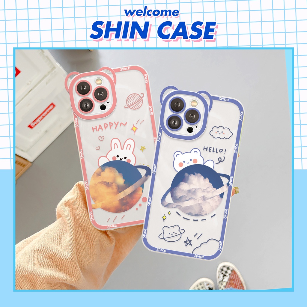 Ốp lưng iphone camera gấu hello space 6/6plus/6s/6splus/7/7plus/8/8plus/x/xs/11/12/13/14/pro/max/promax/plus/shin/case