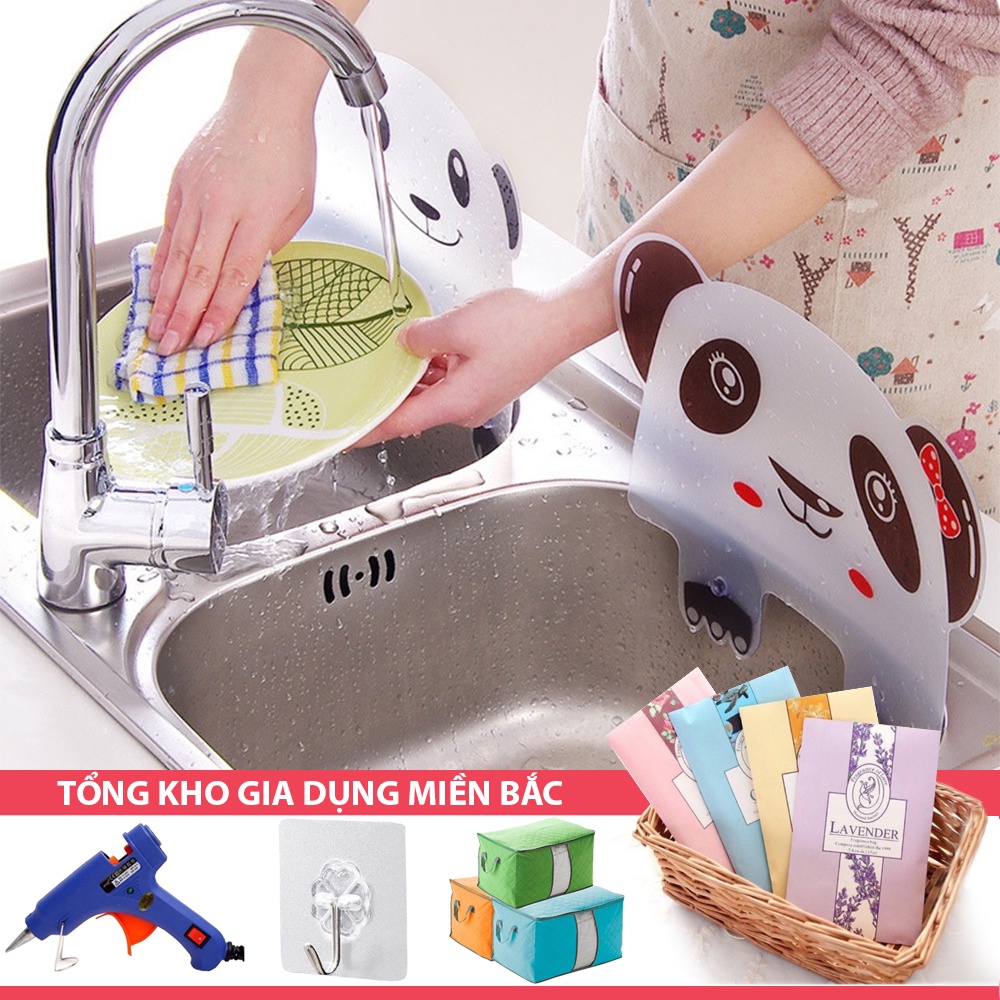 [Tổng Kho Sỉ] Tấm Chắn Nước HOẠT HÌNH V6 CUTE Khi Rửa Bát Thông Minh - Vách Ngăn Chắn Bồn Rửa Chén Chống Bắn Nước