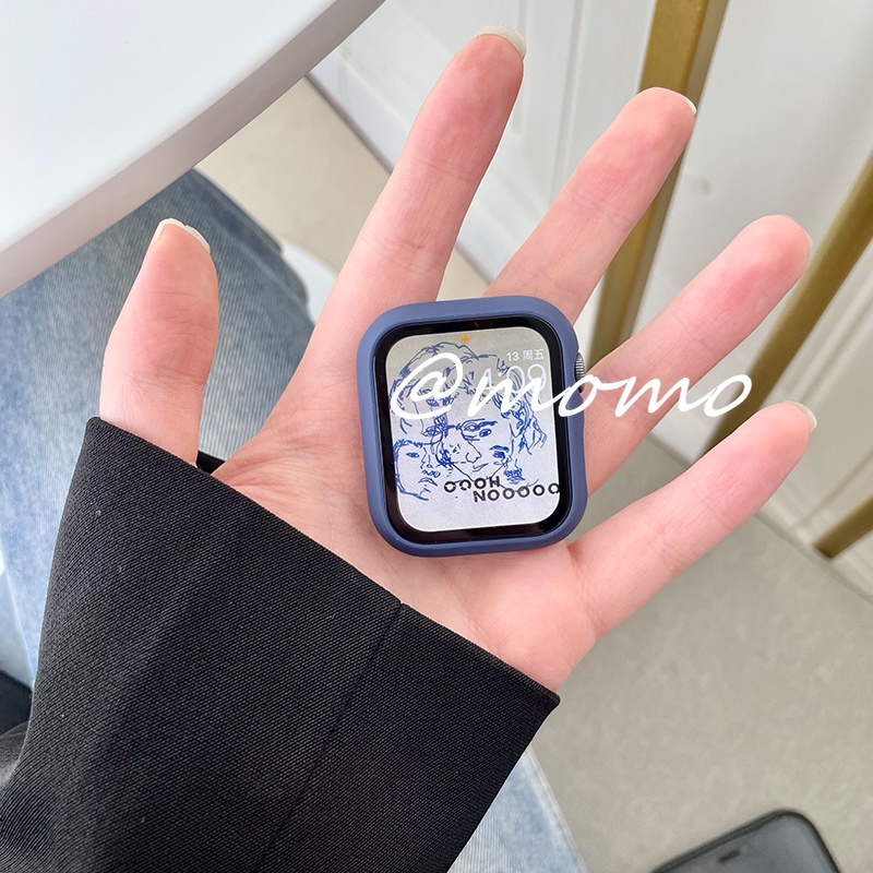 Ốp Bảo Vệ Mặt Đồng Hồ Apple Watch Series 7 6 SE 5 4 3 iWatch 45mm 41mm 44mm 40mm 42mm 38mm