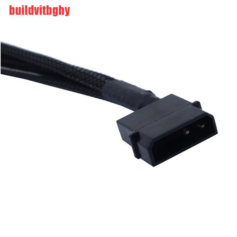 {buildvitbghy}Copper Molex 4 Way 3Pin/4Pin Computer Power Fan Splitter Adapter Cable 12V IHL