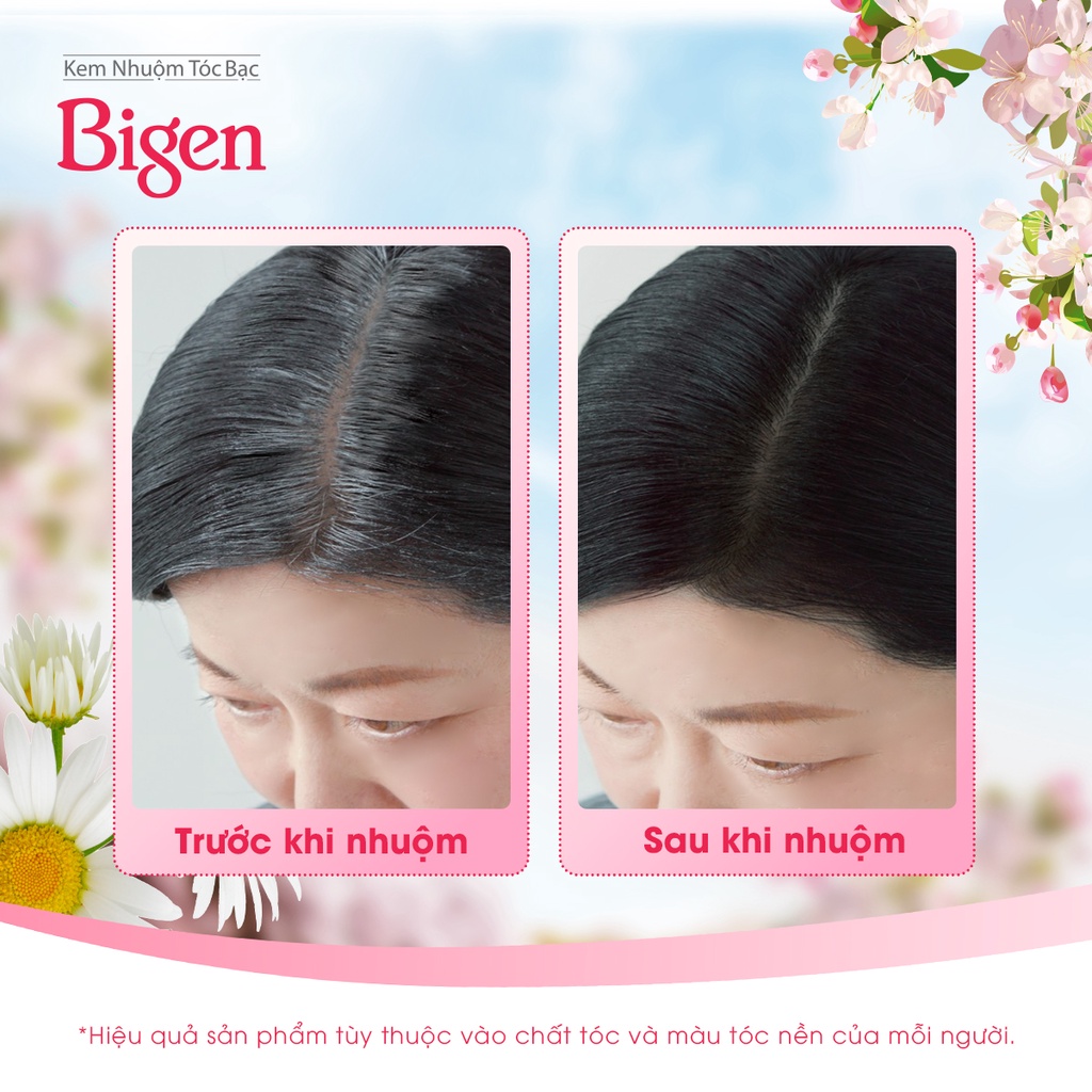 Thuốc nhuộm tóc Bigen Speedy Hair Color Conditioner 882 Nâu Đen 80g