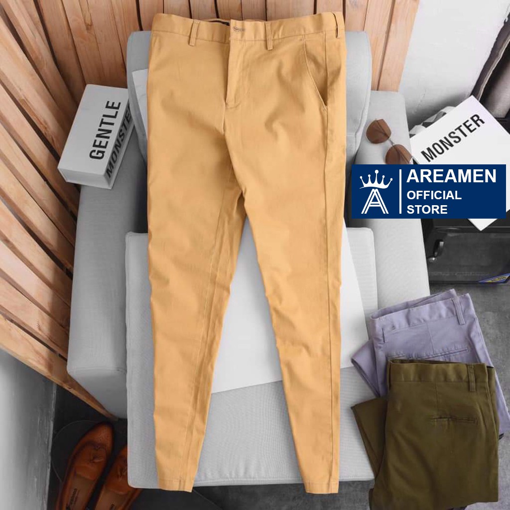 Quần kaki nam cao cấp ống suông co giãn Veratino form đẹp Hàn Quốc C
