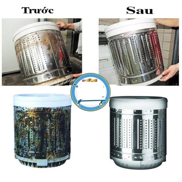 Bột tẩy lồng máy giặt hàn quốc gói 450gram