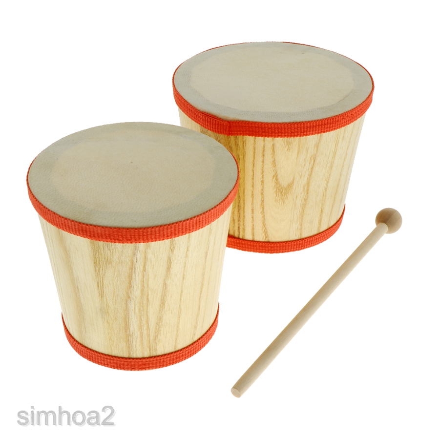 Trống Gỗ Bongo Di. 4inch 5inch