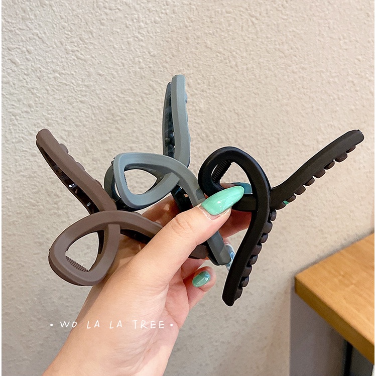 Kẹp Tóc Cỡ Lớn Thiết Kế Đơn Giản Phong Cách Hàn Quốc