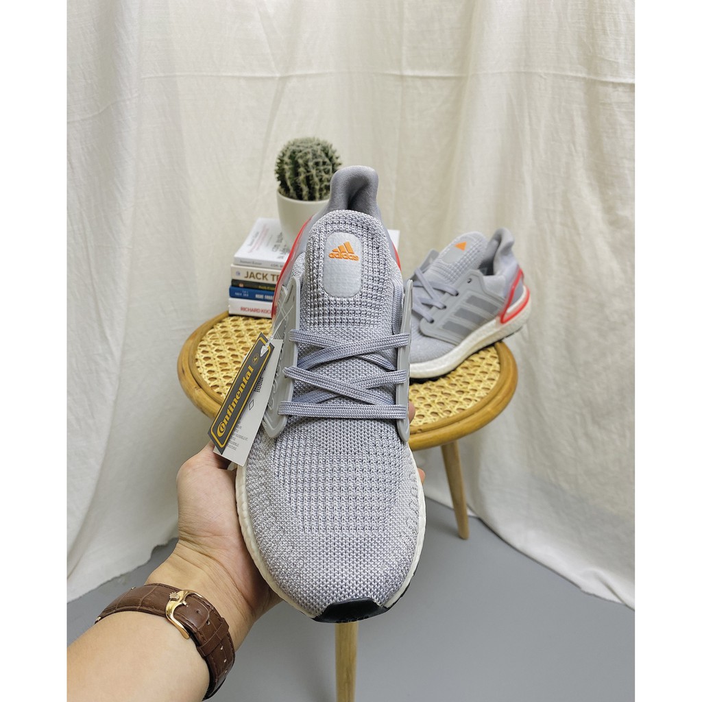 ✔️Giày Ultra Boost 6.0 Xám Đỏ, Giày Chạy Bộ Fullbox✔️