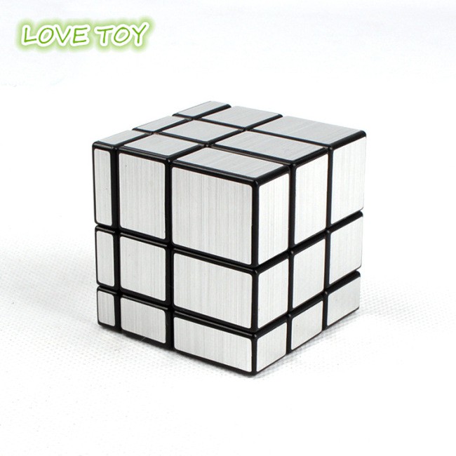 In Stock 3x3x3 Mirror Bump Magic Cube Smooth Twisty Puzzle Brain Trainer Educational Toys