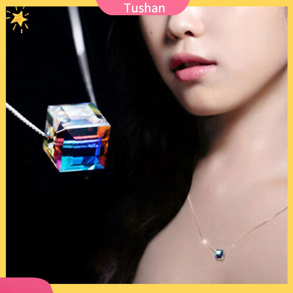 Dây chuyền đính đá nhiều màu sắc thời trang sành điệu