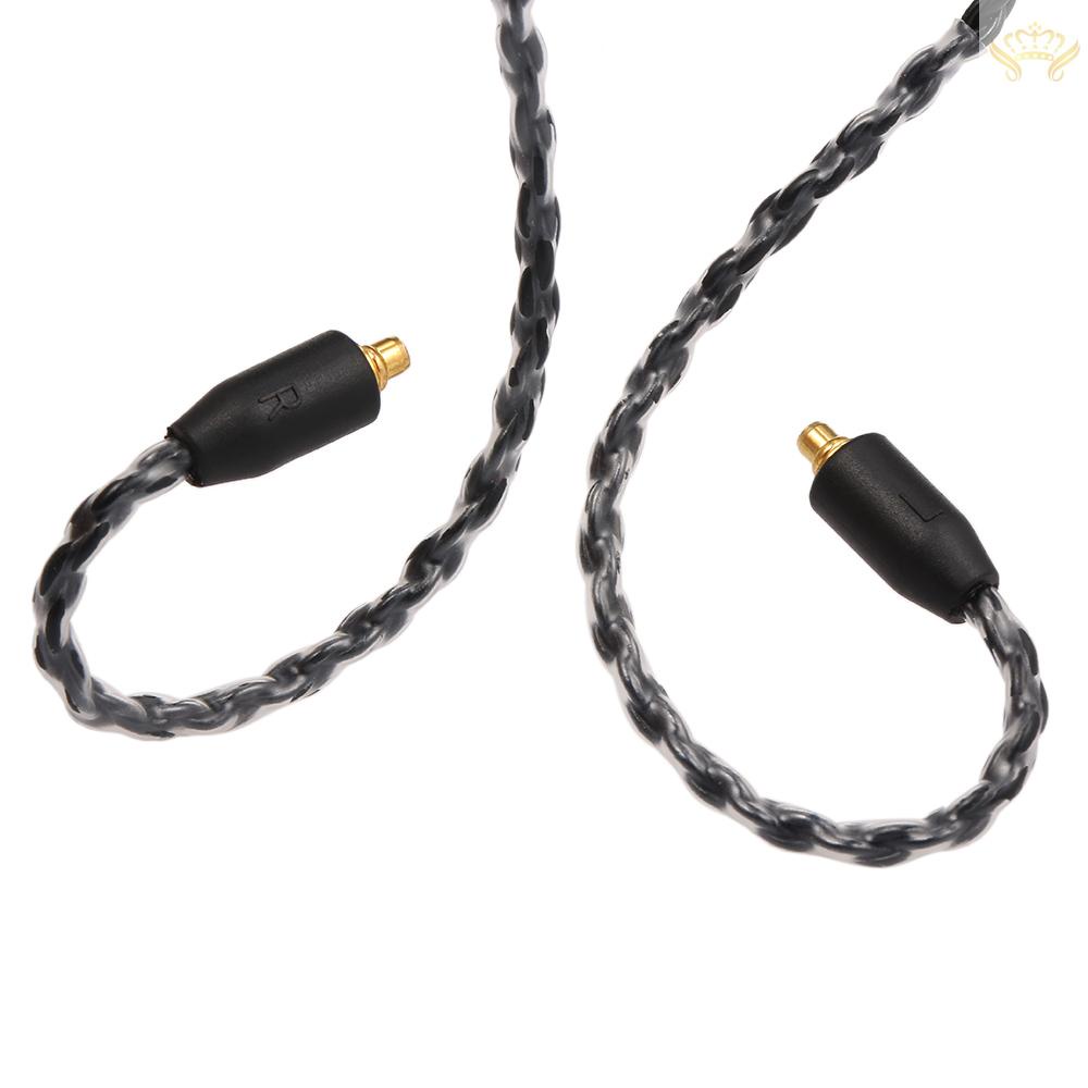 Dây Cáp Nối Tai Nghe MMCX 3.5mm Có Thể Tháo Rời Kèm Mic Cho Shure SE535 SE846 UE900