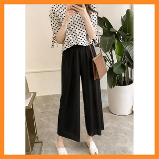 Sơ mi nữ chấm bi cổ V thắt nơ tay  [TTBK]