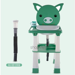 Bệ bồn thau rửa mặt đánh răng cho bé