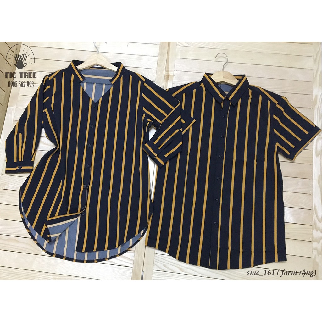 SET NAM SƠ MI + NỮ ÁO FORM RỘNG FREESIZE ( CÓ 3 MÀU )