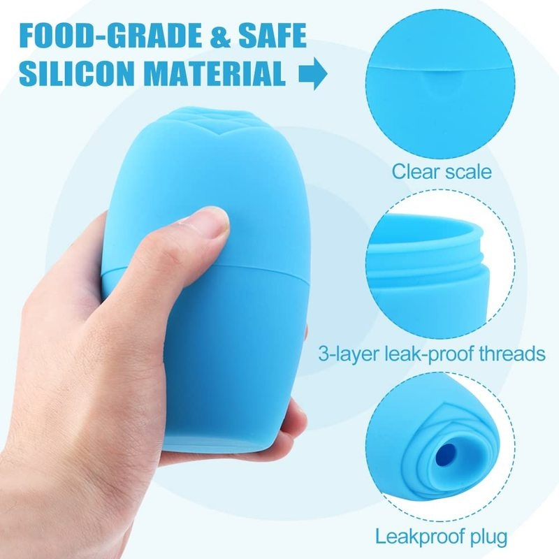 1 Ly Đá Lạnh Dạng Lăn Mát Xa Giảm Quầng Thâm Chống Nếp Nhăn Bằng Silicone Có Thể Tái Sử Dụng Tiện Lợi