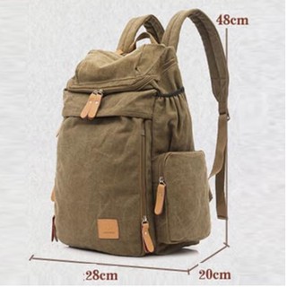 ❤️FREESHIP❤️🚛 Ba lô canvas phối da nam Đồ Da Thành Long TLG 205876