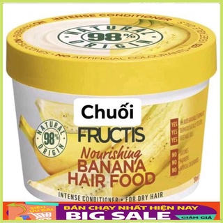 Kem ủ và dưỡng tóc đa công dụng Garnier Fructis Hair Food Mask 390ml