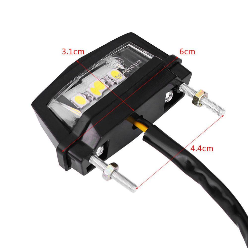 Đèn 3 LED O5R6 Gắn Biển Số Xe Mô Tô