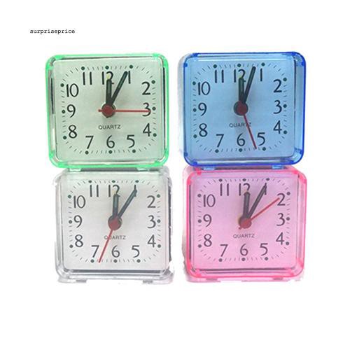 Đồng hồ báo thức mini dạng vuông tiện lợi